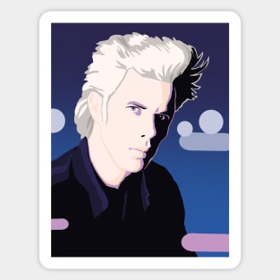 Portrait of Jim Jarmusch Sticker